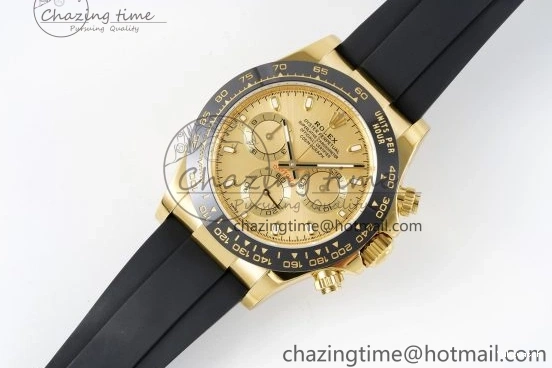 SA4130 Strap Rubber 1:1 Daytona BTF Best 116518 Lume on V2 Dial Oysterflex Edition YG 0523
